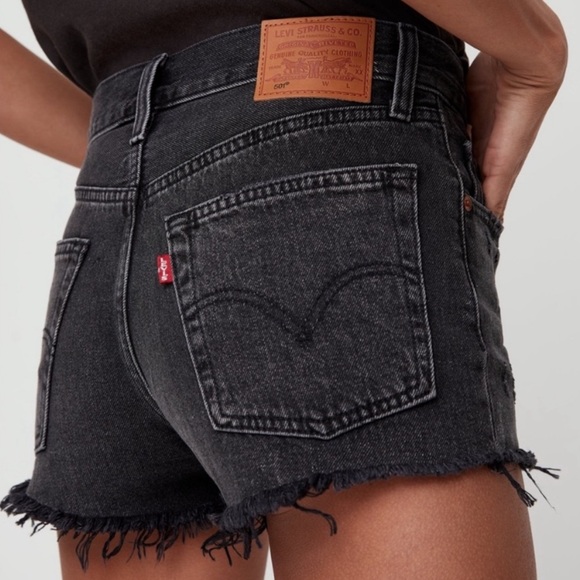 Levi's Pants - NEW Levi's 501 Denim Black Jean Shorts - Festival Boho Classic New with Tags